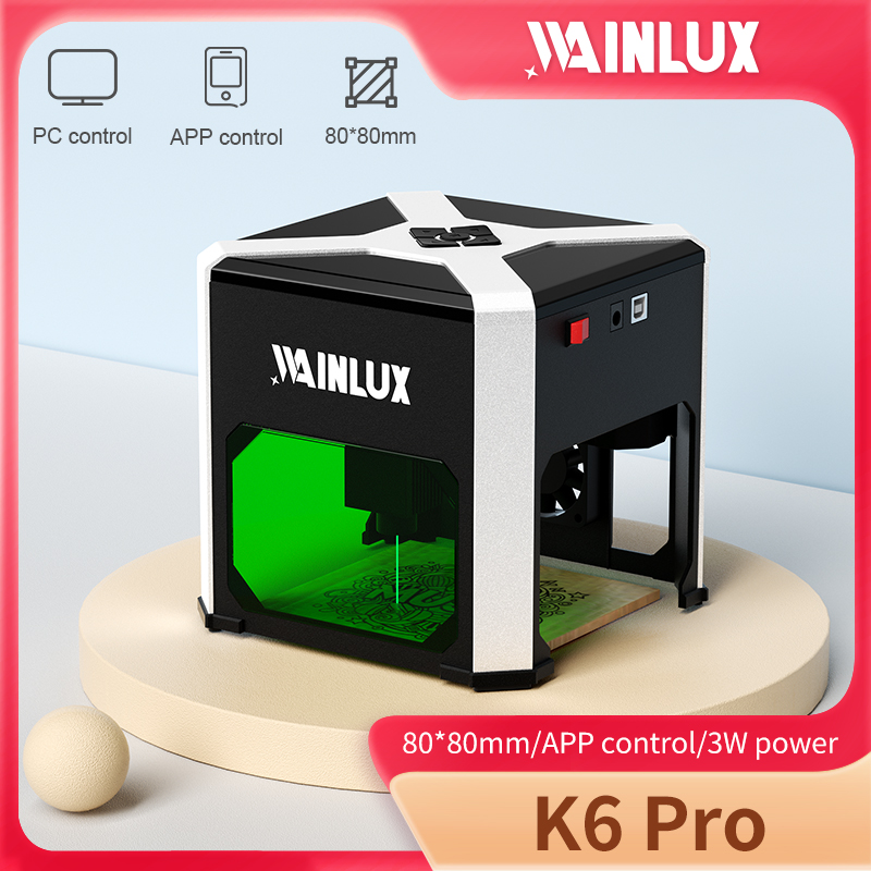 Industrial Laser Tool - Mesin Pengukir Laser Wainlux K6 Mark