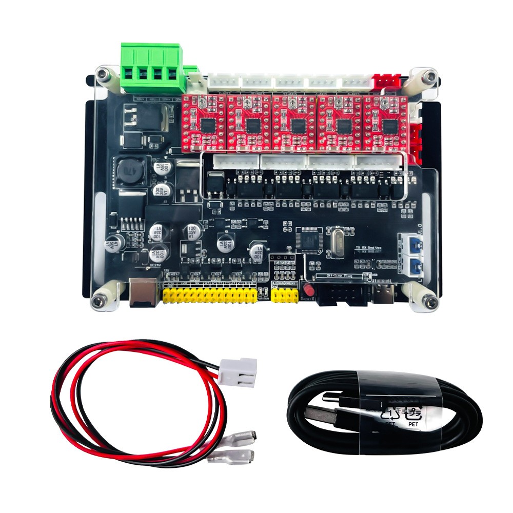 Breakout Board Mach3 - Grbl 4-Axis 32bit Papan Kontrol Offline