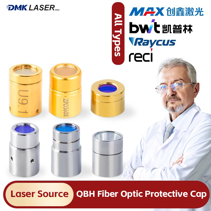 Industrial Fiber Laser - QBH pelindung sumber Laser lensa jendela,