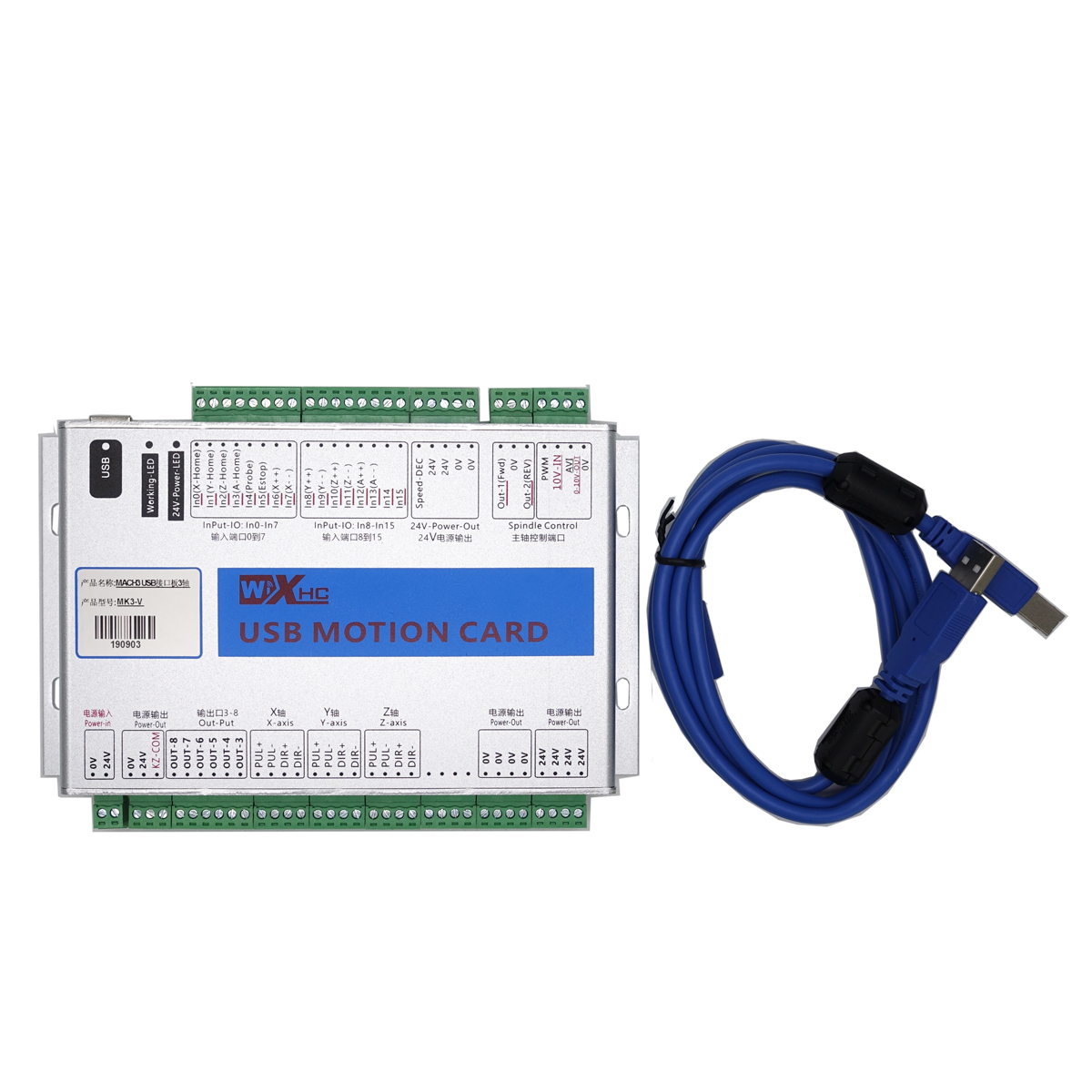 XHC Mach3 MKX-V 3 4 6 axis USB - Breakout Board Mach3 ulasan dan harga