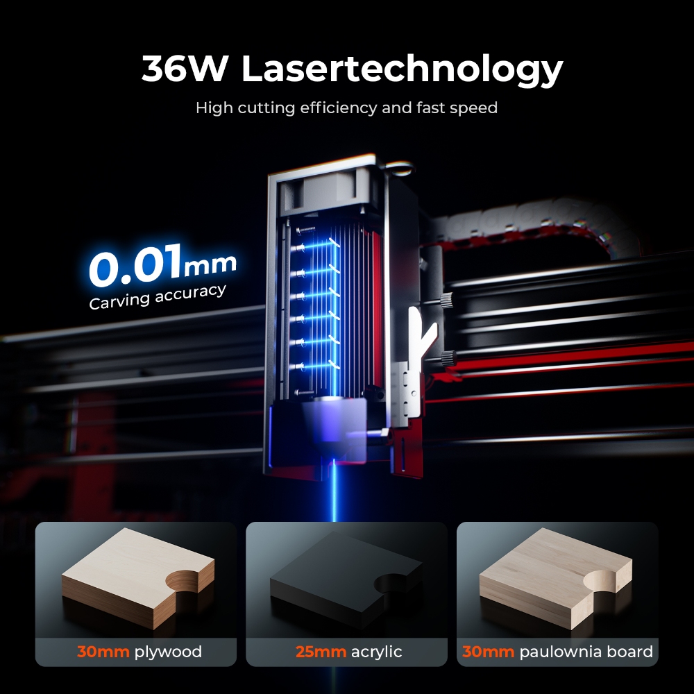 Mesin Pengukir Laser ACMER S2  - Industrial Laser Tool ulasan dan harga