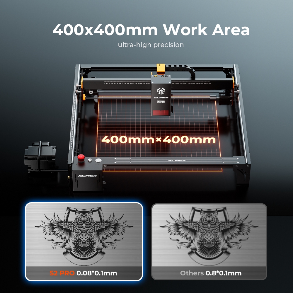 Mesin Pengukir Laser ACMER S2  - Industrial Laser Tool ulasan dan harga