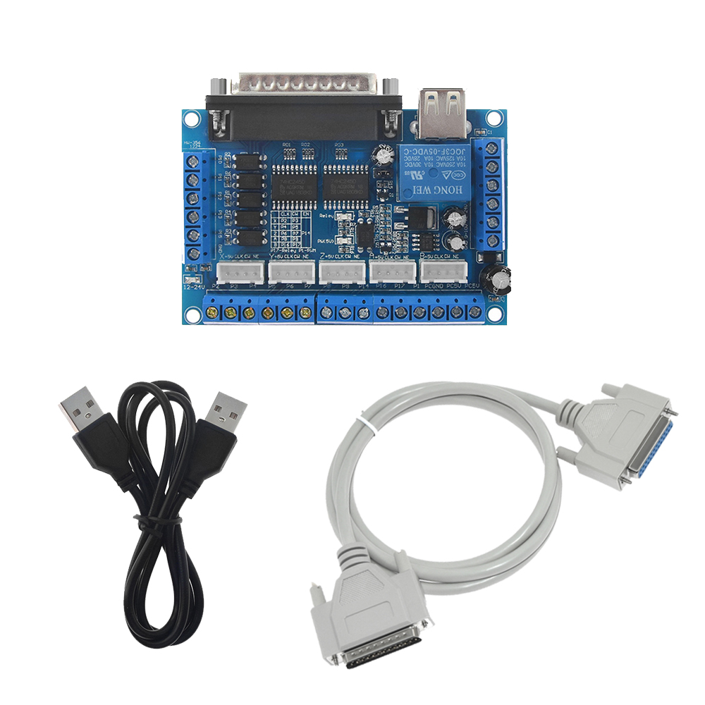Papan Breakout MACH3 CNC 5 sum - Breakout Board Mach3 ulasan dan harga