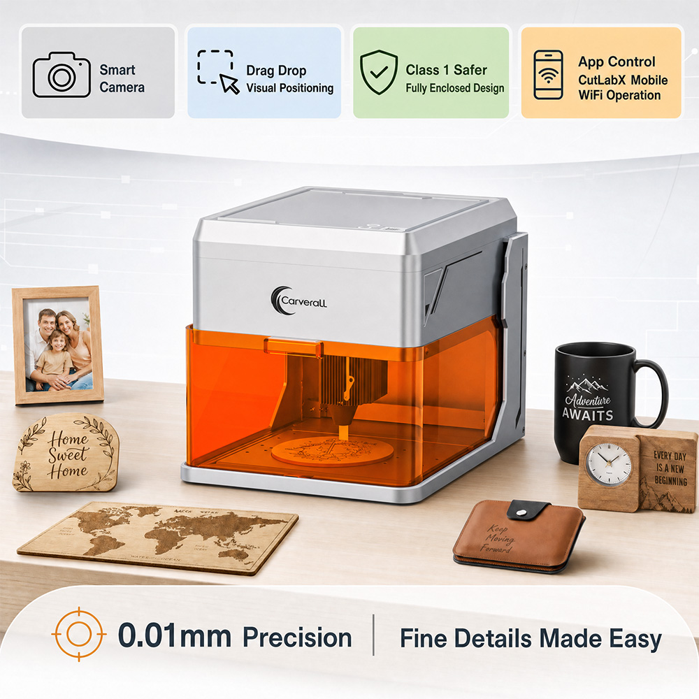 Carverall A1PRO 10W Mesin Ukir - Industrial Laser Tool ulasan dan harga