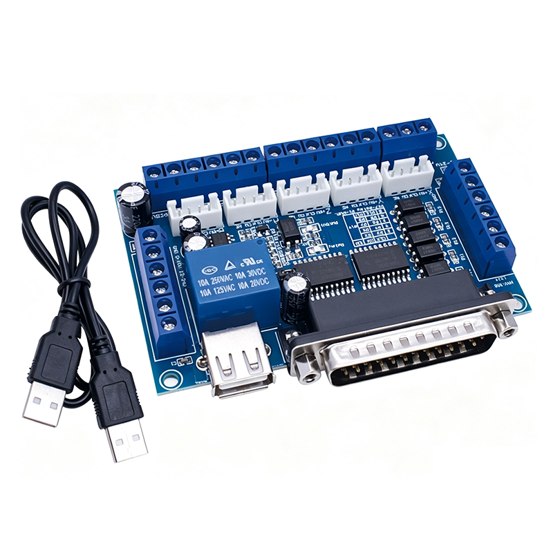Papan Breakout CNC MACH3 5 Axi - Breakout Board Mach3 ulasan dan harga